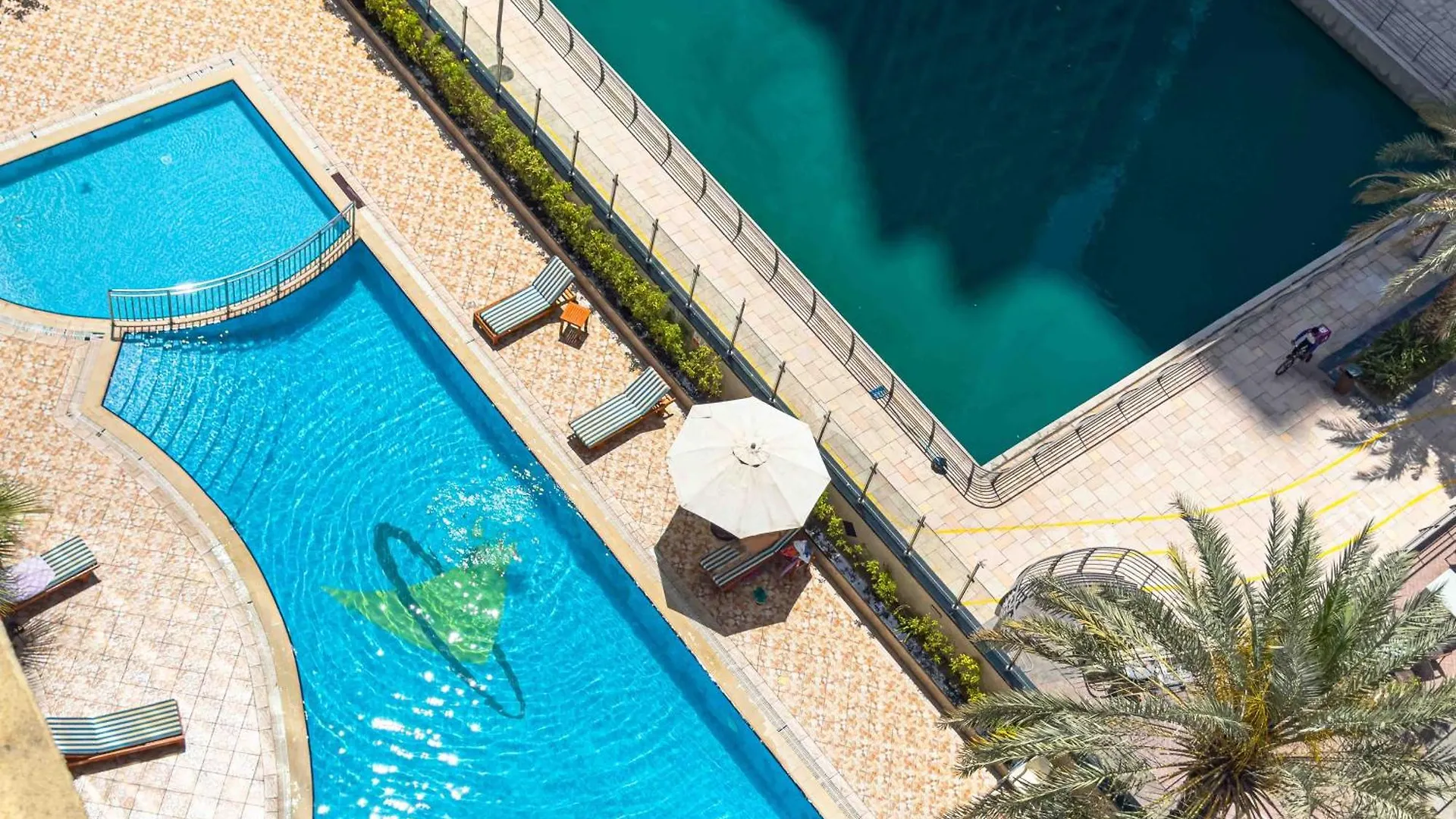 דירה דובאי Chill Studio With Balcony And Pool View